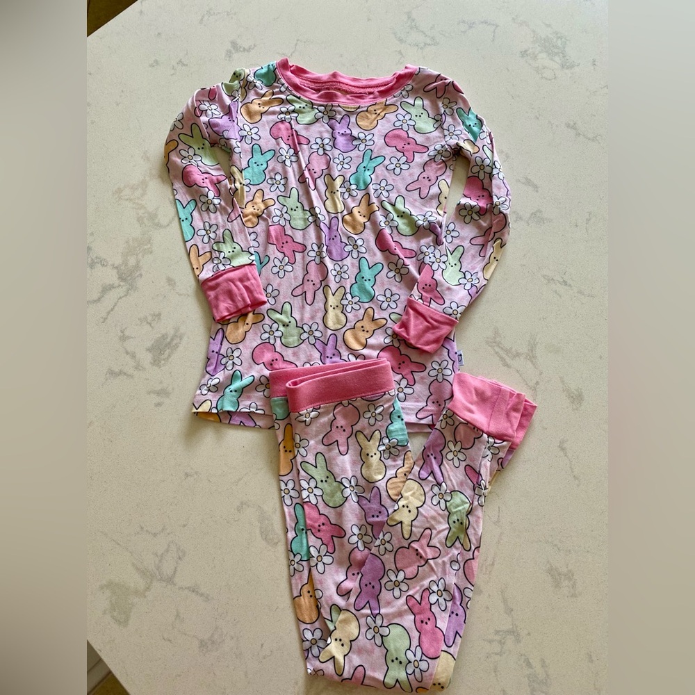 Dream Big Little Co Bunny Peep Floral Pajamas